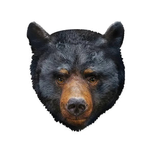 Furry - Black Bear - Shaped (48pcs)