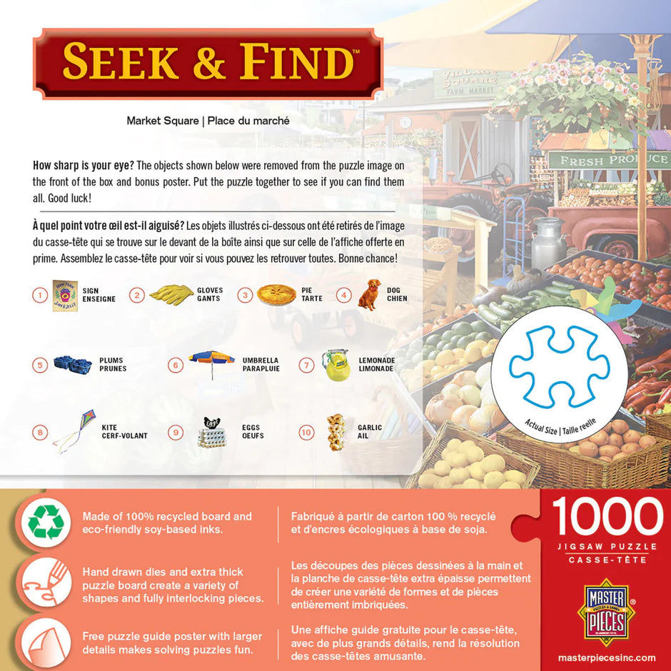 Seek & Find - Market Square (1000pcs)