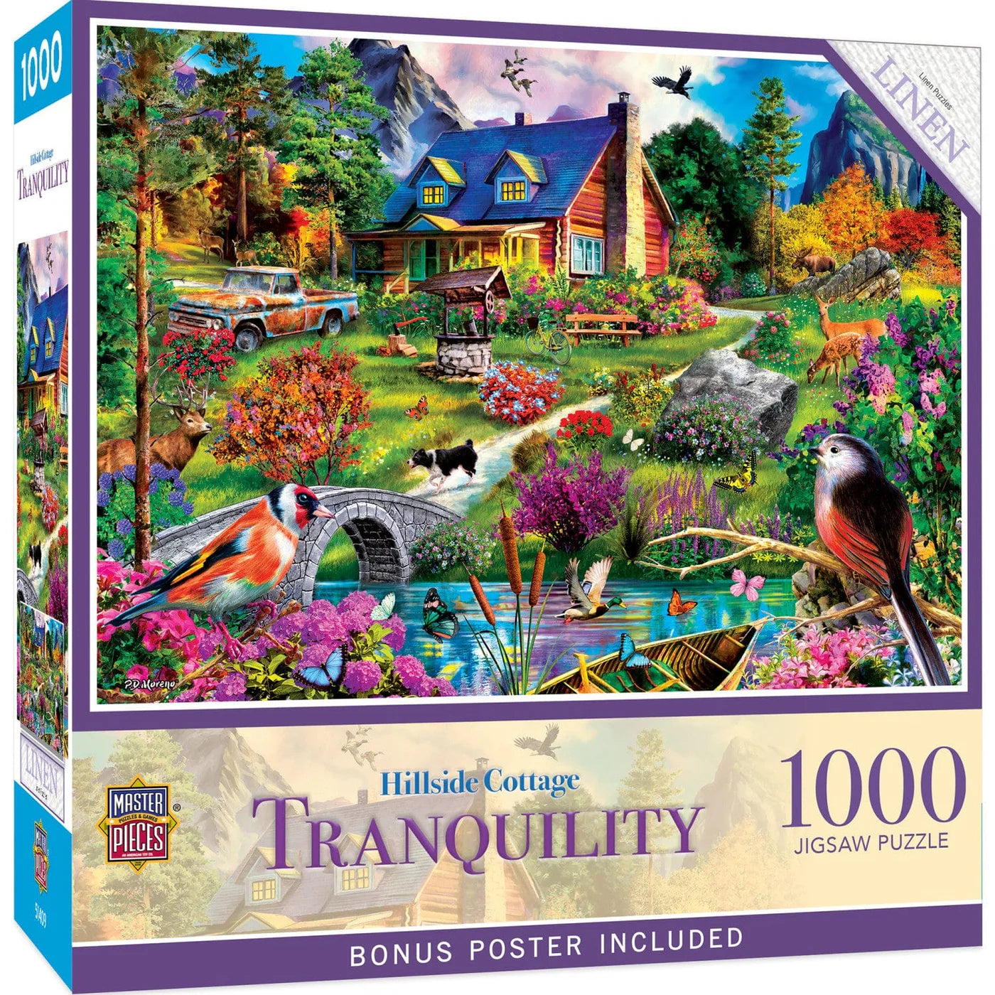 Tranquility - Hillside Cottage, P.D. Moreno (1000pcs)