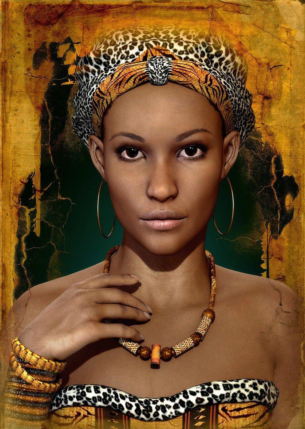 Femme africaine (1000pcs)