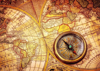 Carte du vieux monde (1000pcs)