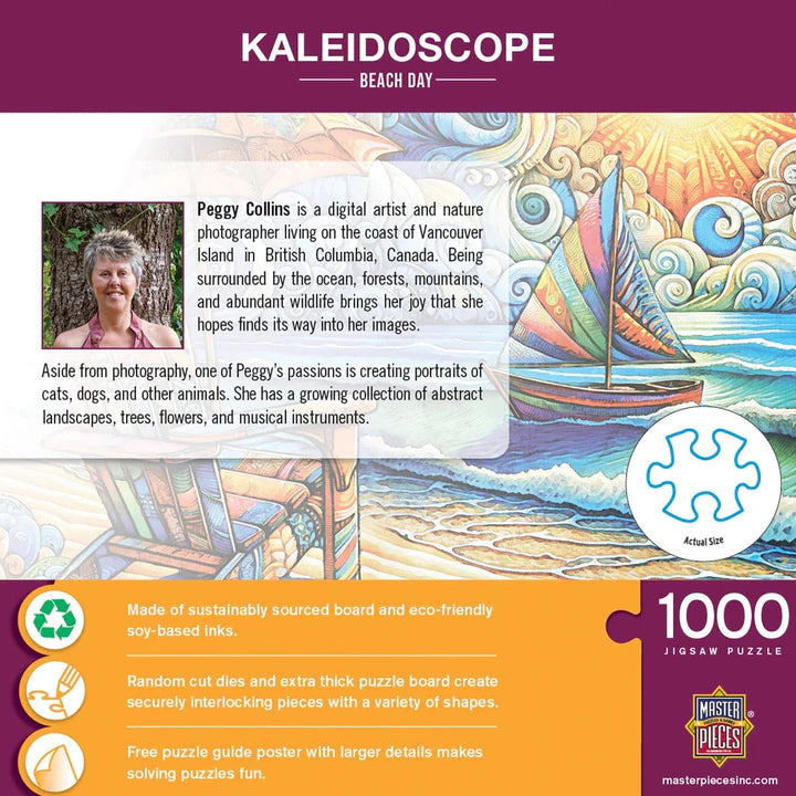 Kaleidoscope - Beach Day, Peggy Collins (1000pcs)