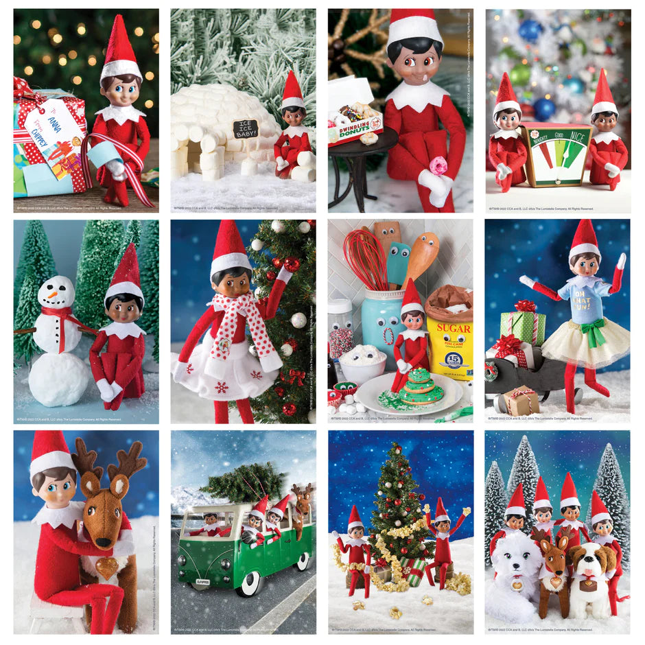 Advent Calendar - 12 Days of Elf on the Shelf Puzzles