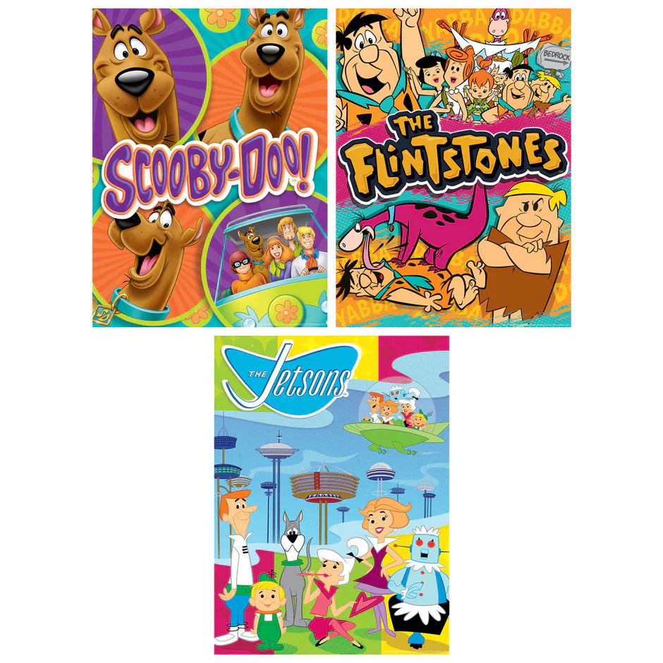 DMG Hanna-Barbera - Flintstones, Scooby-Doo, Jetsons (3x500pcs) (DAMAGED BOX)