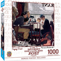 Post du samedi soir - Dire Grace, Norman Rockwell (1000pcs)