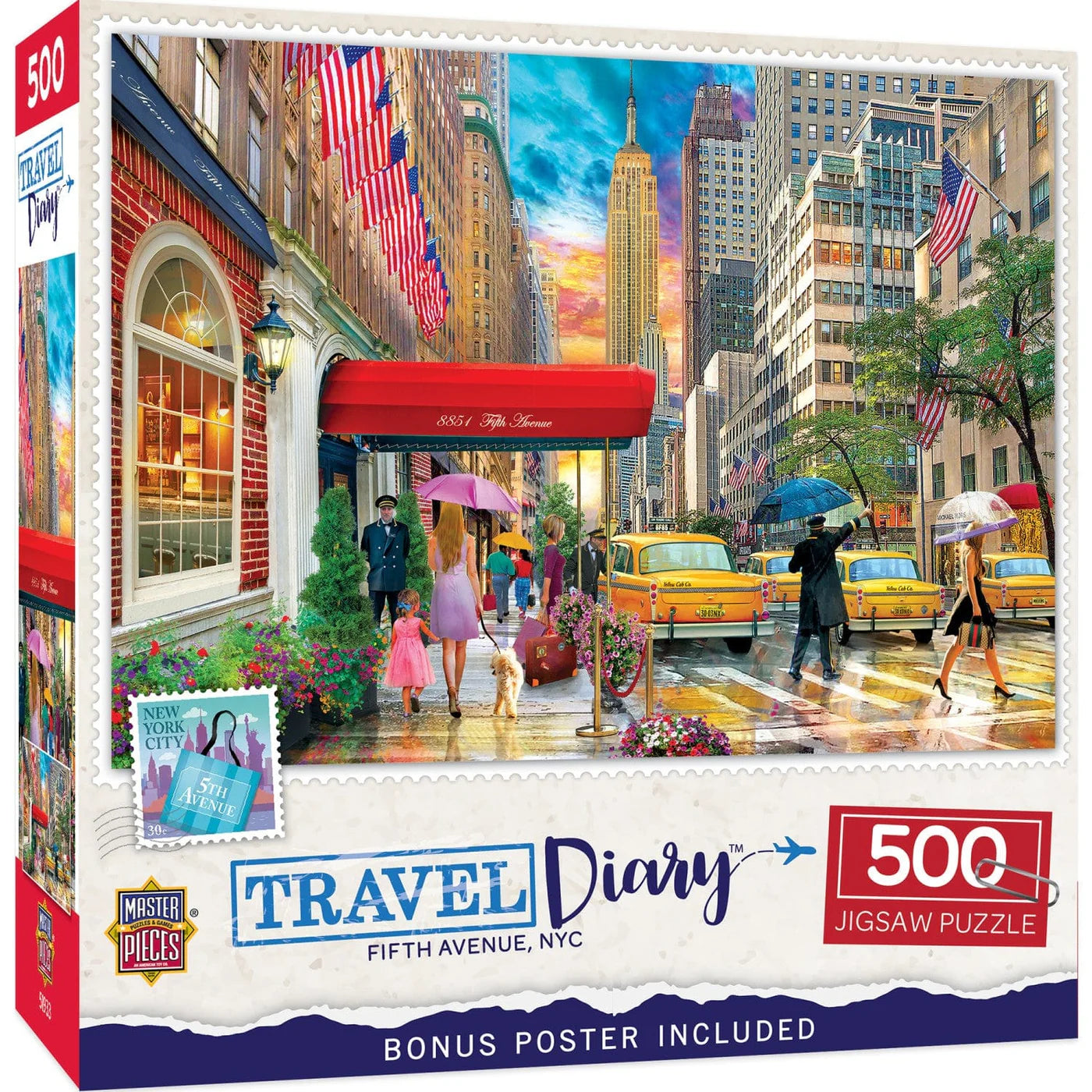 Travel Diary - Fifth Avenue, NYC, David Maclean (500pcs)