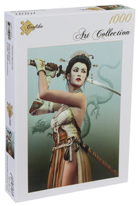 Samouraï féminine (1000pcs)