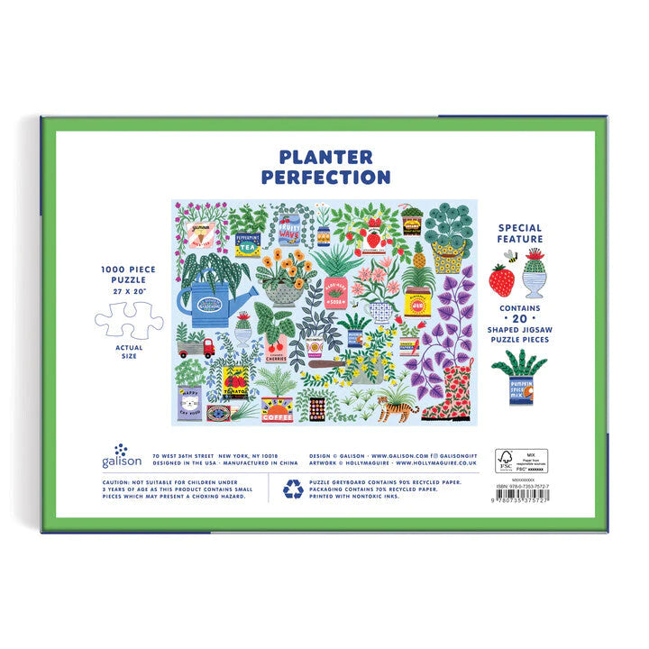 Planter Perfection with Shaped Pieces (1000pcs)
