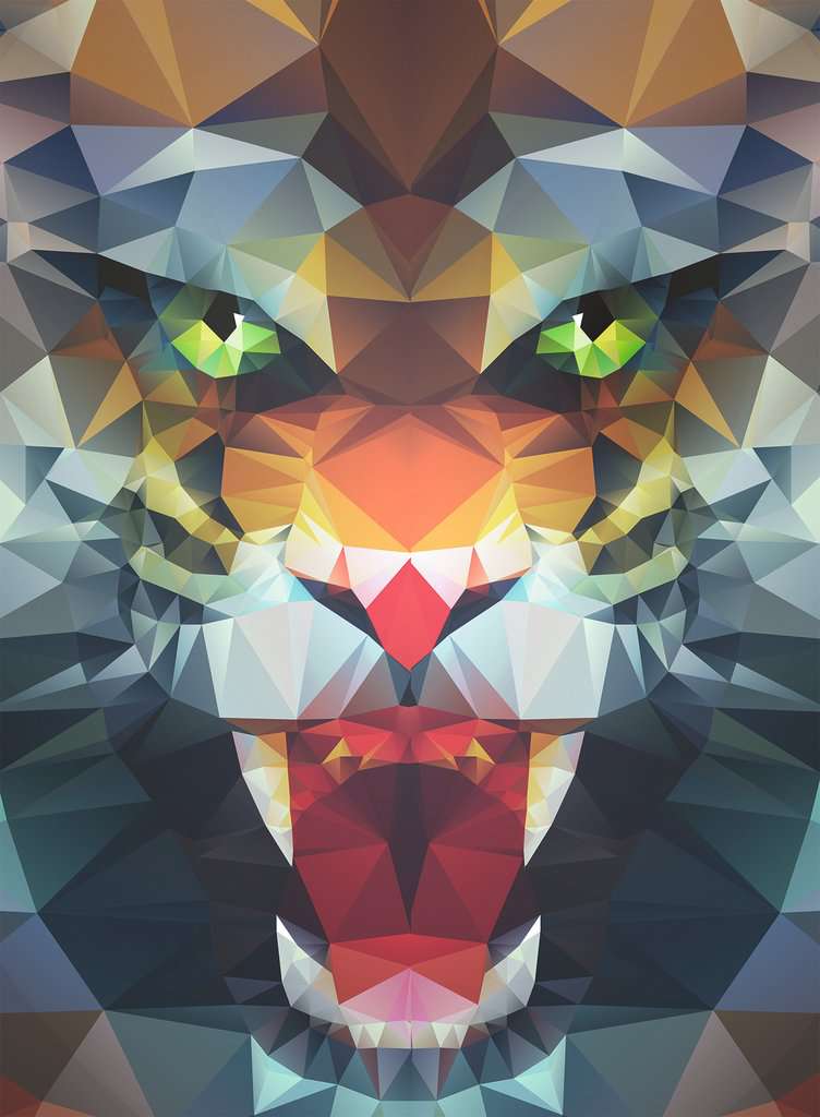Ravensburger Polygone Lion (500pcs)