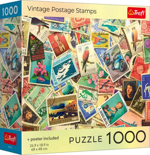 Vintage Postage Stamps (1000pcs)