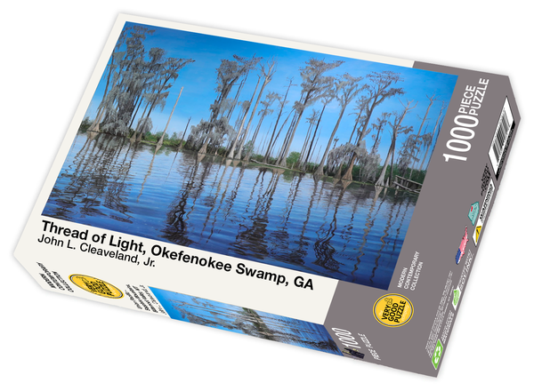 Thread of Light, Okefenokee Swamp, GA, John Cleaveland (1000pcs)