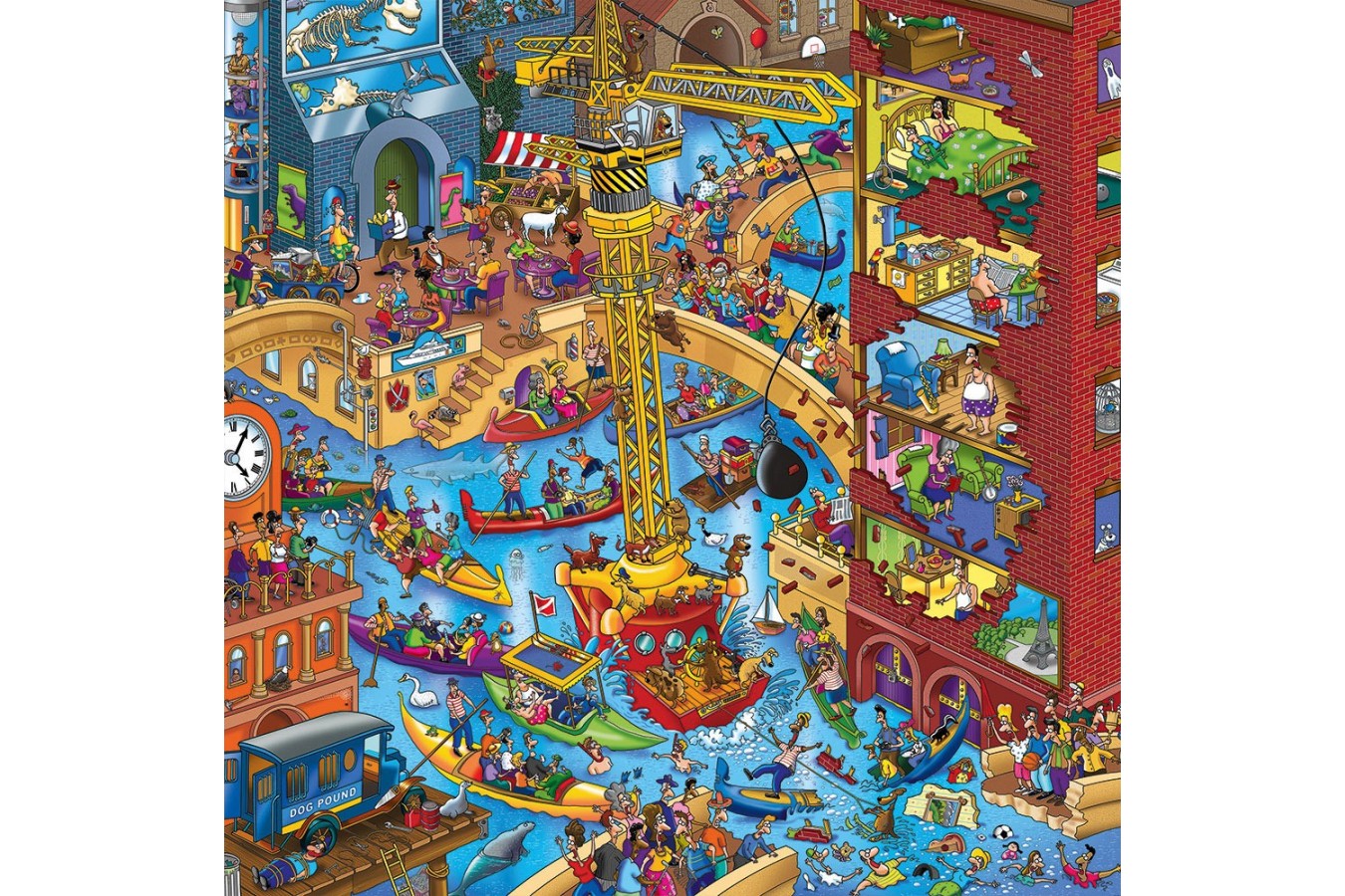 Tous les chiens doivent être en laisse / Les Chiens Doivent Etre Tenus en Laisse!, Steve Skelton (1000pcs)