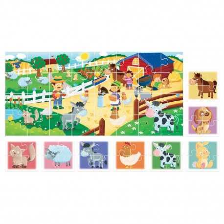 8 + 1 Farm (Educational Puzzle)