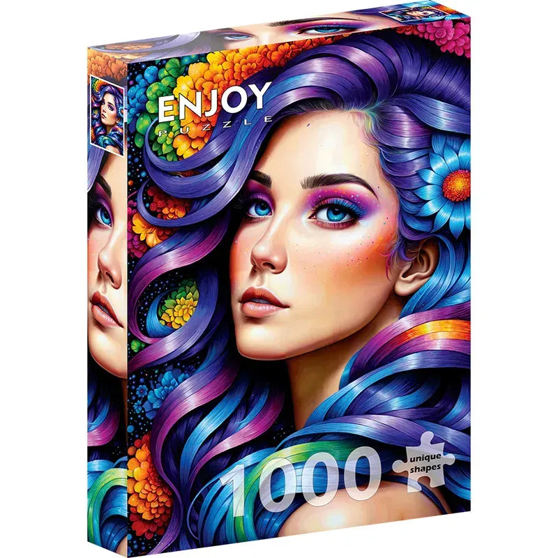 Enjoy- Rainbow Flower Portrait (1000pcs)