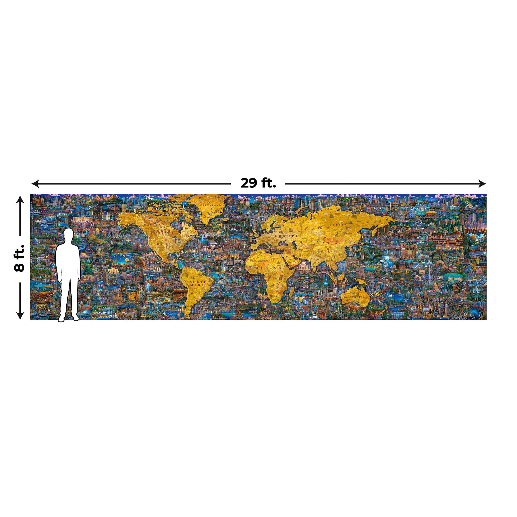 DMG What a Wonderful World - World's Largest Puzzle (60,000pcs) (DAMAGED BOX)