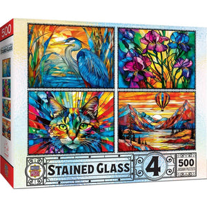Stained Glass Multipack (4 x 500pcs)