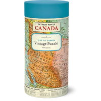 Vintage - Carte du Canada (1000pcs)