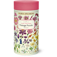 Vintage - spécimen de flore (1000pcs)