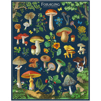 Vintage - plantes et champignons de recherche de nourriture (1000pcs)