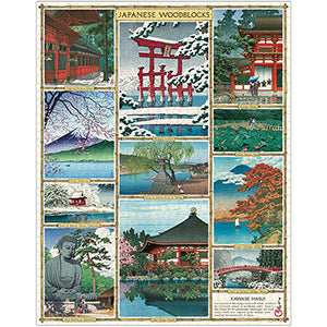 Vintage - Japanese Woodblocks (1000pcs)