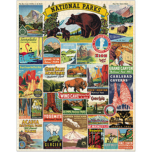 Buy Pfg Vintage - National Parks (1000pcs) (usage Used - Puzzles For 