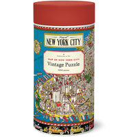 Vintage - Carte de New York (1000pcs)