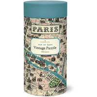 Vintage - Carte de Paris (1000pcs)