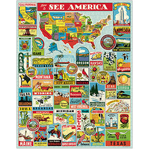 Vintage - See America (1000pcs)