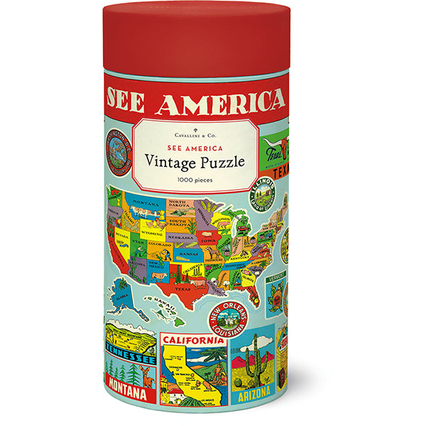 Vintage - See America (1000pcs)