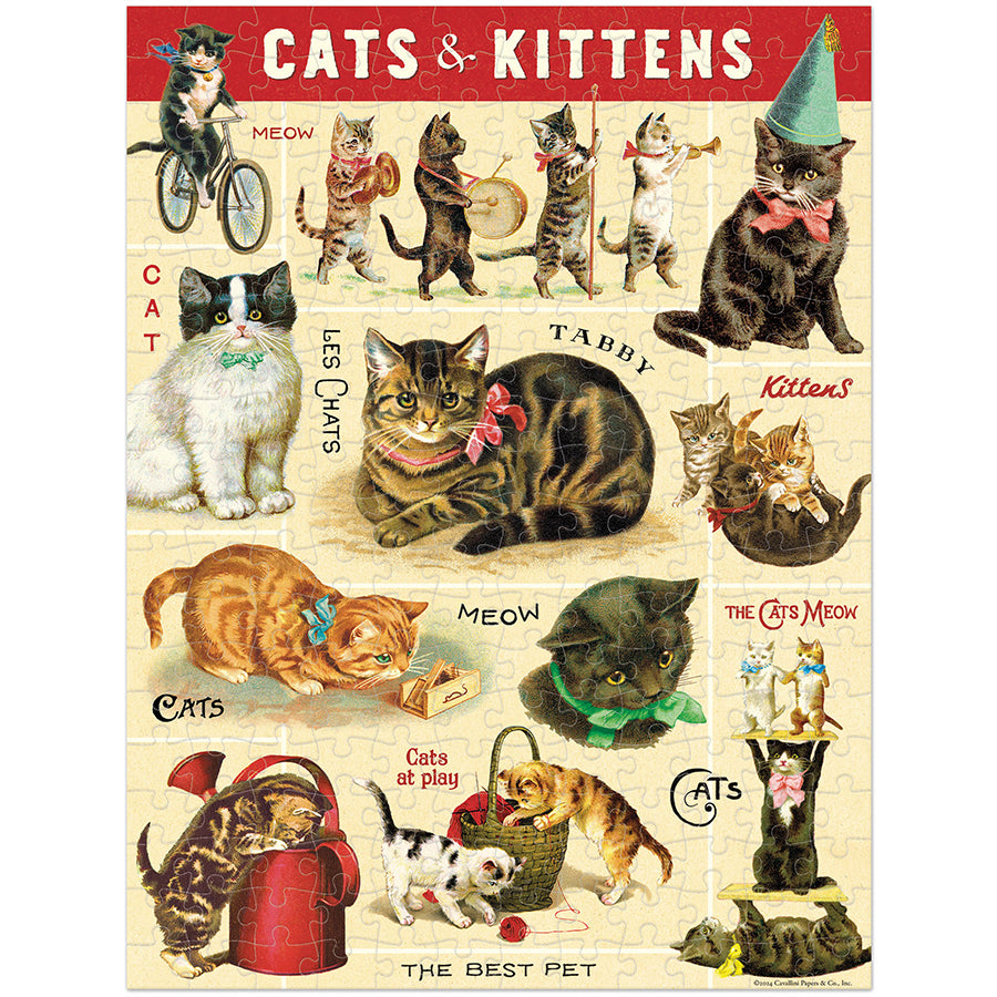 Mini - Vintage Cats (240pcs)