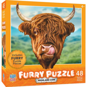 Furry - Highland Cow - Shaped (48pcs)
