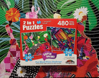 PFG 2-en-1 Fashion Week & Rainbow Feathers (utilisation / utilisée - puzzles pour de bon)