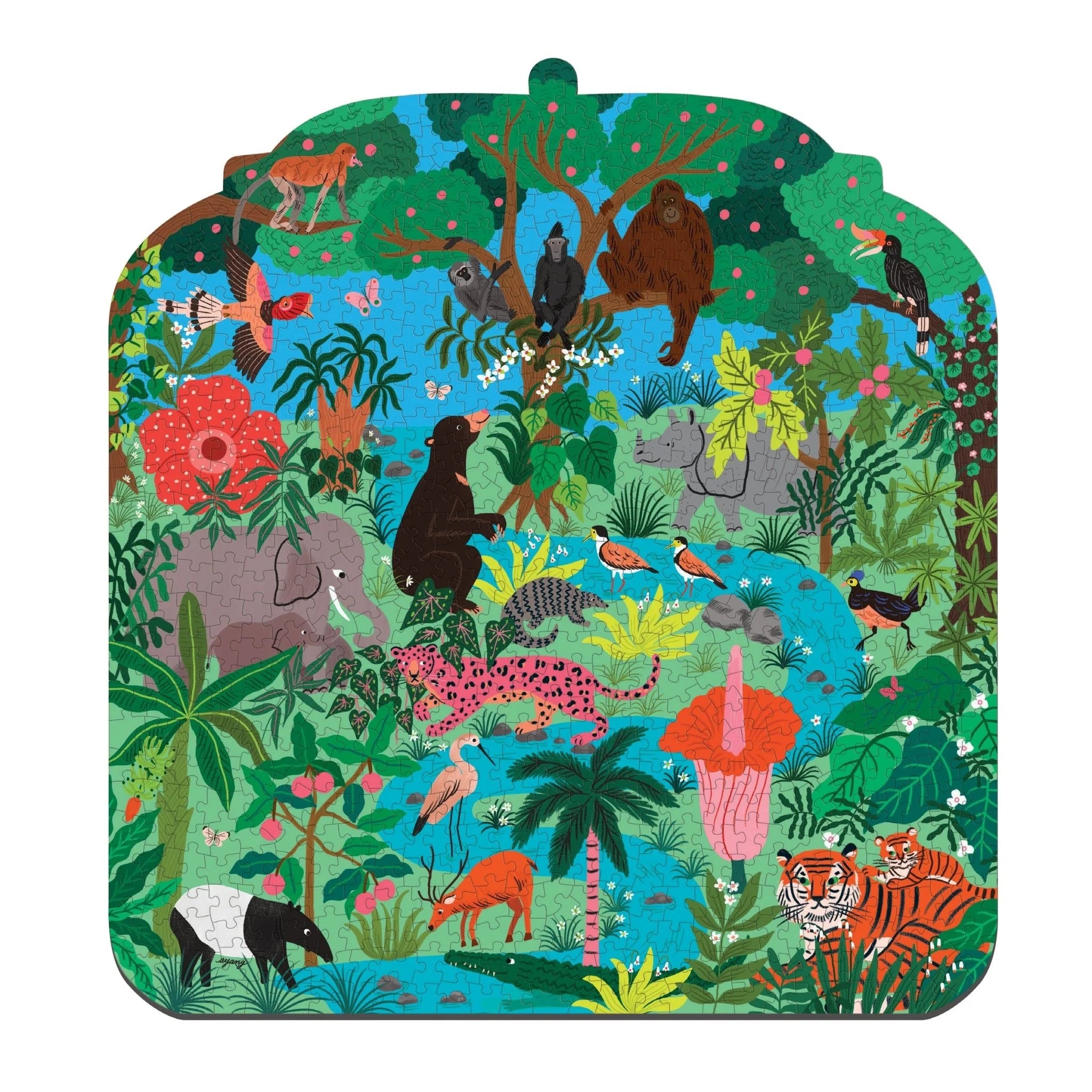 Rainforest Terrarium (Shaped)  (750pcs)