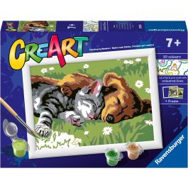 Ravensburger CreArt - Chat endormi (Peinture par numéros)
