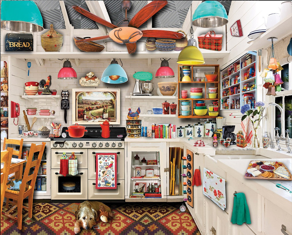 PFG Seek & Find: Retro Kitchen, Lois B. Sutton (Usage/Used - PUZZLES FOR GOOD)