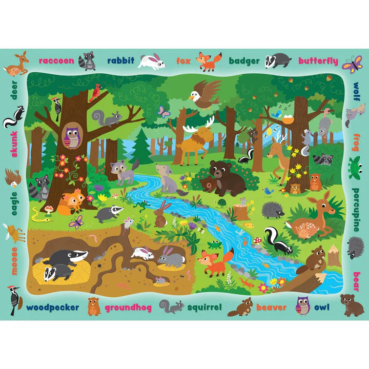 Hide & Seek - Animals in the Forest (48pcs)