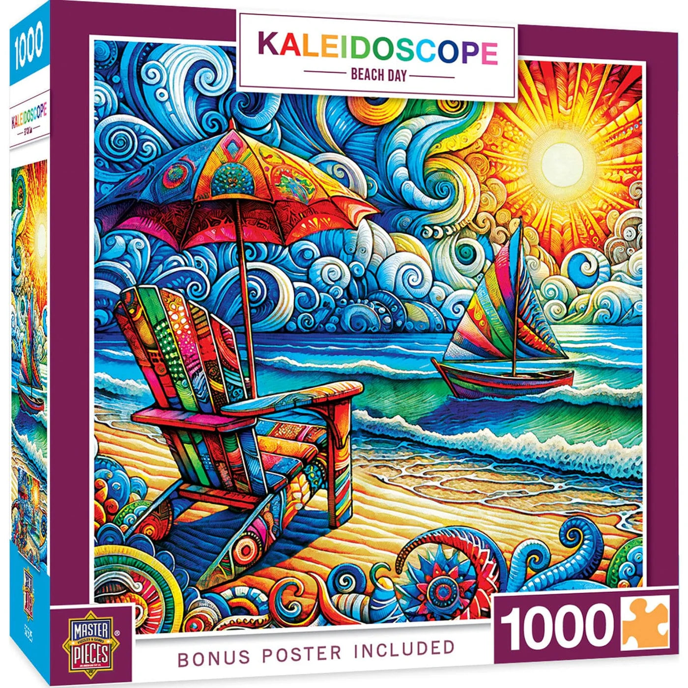 Kaleidoscope - Beach Day, Peggy Collins (1000pcs)