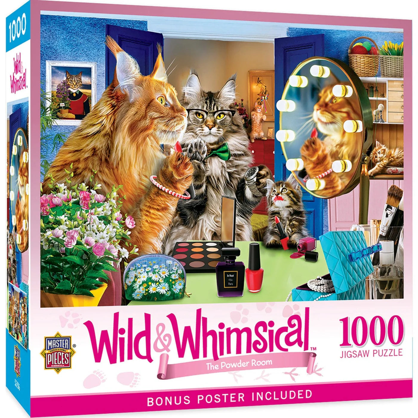 Wild & fantaisiste - The Powder Room, Karen Burke (1000pcs)