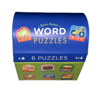 6 x Four Letter Word Puzzles