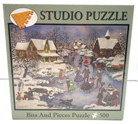 PFG sur l'étang gelé (usaggé / utilisé - puzzles pour de bon)