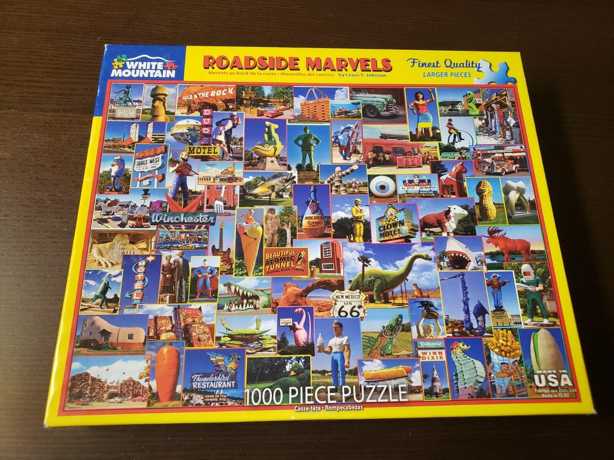 Merveilles du bord de route PFG (1000 pièces) (Utilisé - PUZZLES FOR GOOD)