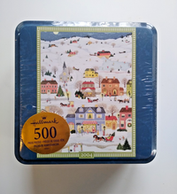 PFG Tin- Snowy Night (500 pcs) (Usage/Used - PUZZLES FOR GOOD)