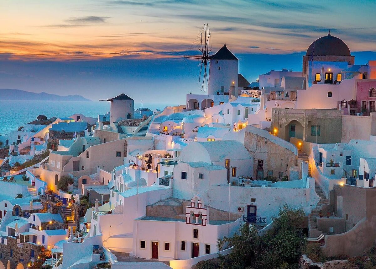 Ravensburger Evening on Santorini (1000pcs)