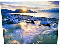 PFG Sunset au parc national de Glacier (utilisation / utilisée - puzzles pour de bon)