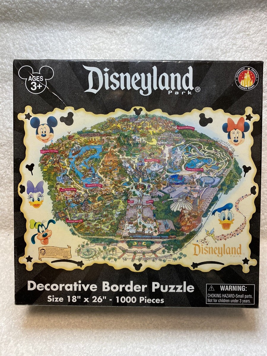 PFG Disneyland Park - Decorative Border Puzzle (1000pcs) (Usage/Used - PUZZLES FOR GOOD)