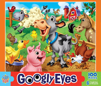 Eyes googly - ferme (100pcs)