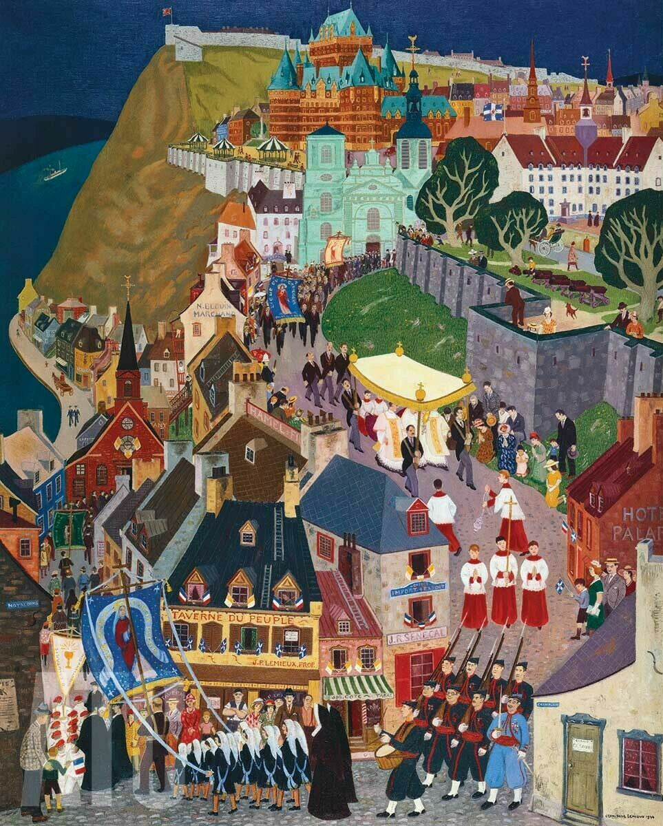 PFG La Fête-Dieu à Québec, Corpus Christi, Québec (100 pièces) (Utilisé - PUZZLES FOR GOOD)