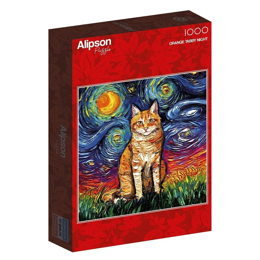 Orange Tabby at Night (1000pcs)