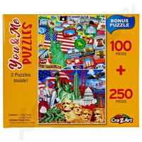 PFG 2-en-1 American Sticker Collage & Made in America (Utilisation / Utilisé - Puzzles pour de bon)