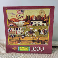 PFG Patriots Day, Charles Wysocki (1000pcs) (utilisation / utilisée - Puzzles pour de bon)
